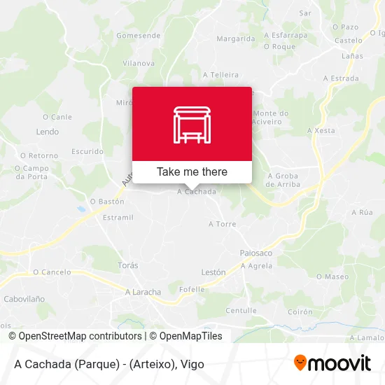 A Cachada (Parque) - (Arteixo) map