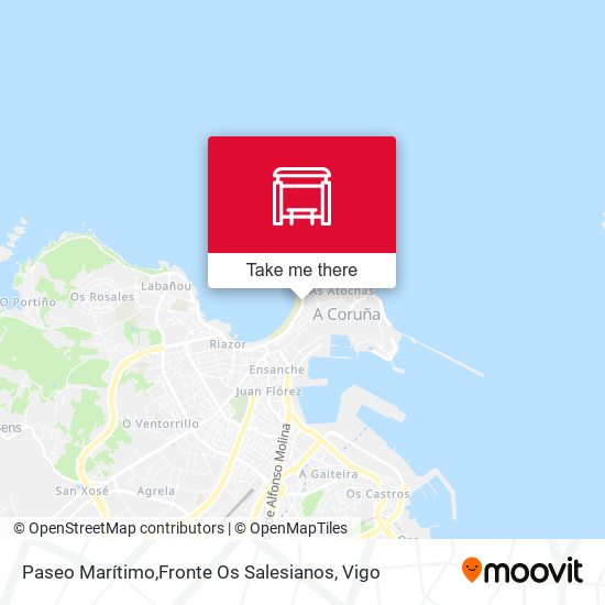 Paseo Marítimo,Fronte Os Salesianos map