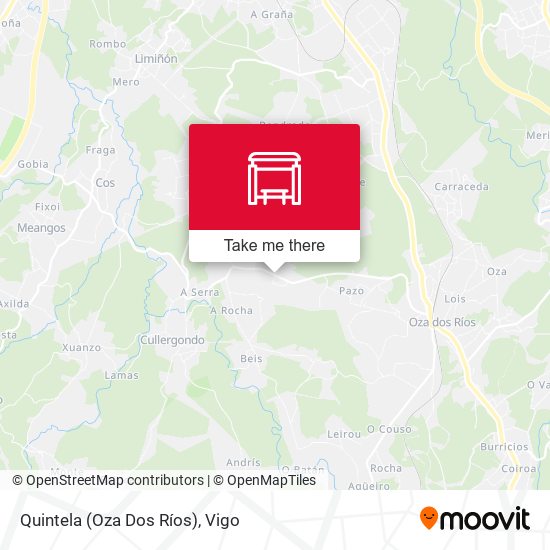 Quintela (Oza Dos Ríos) map