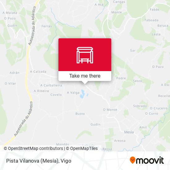 Pista Vilanova (Mesía) map
