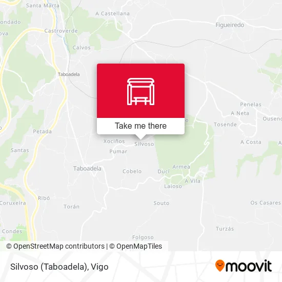 Silvoso (Taboadela) map