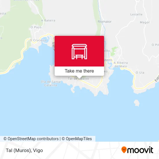 Tal (Muros) map