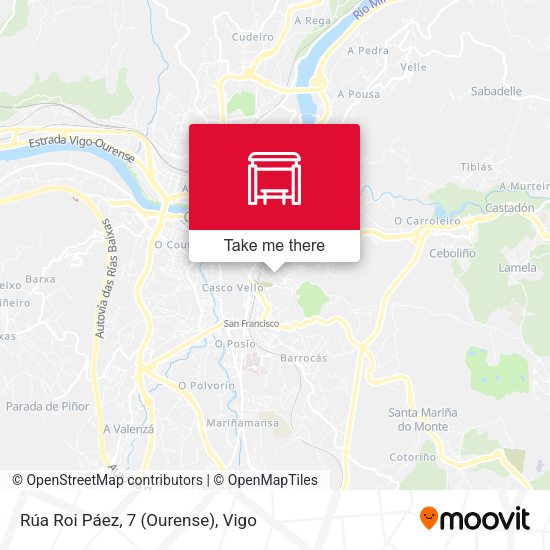 Rúa Roi Páez, 7 (Ourense) map