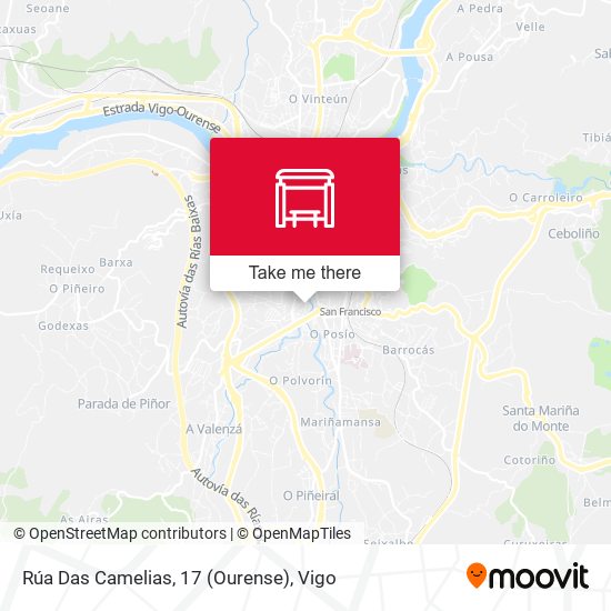 Rúa Das Camelias, 17 (Ourense) map