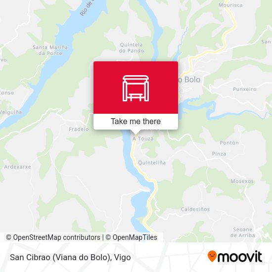 San Cibrao (Viana do Bolo) map