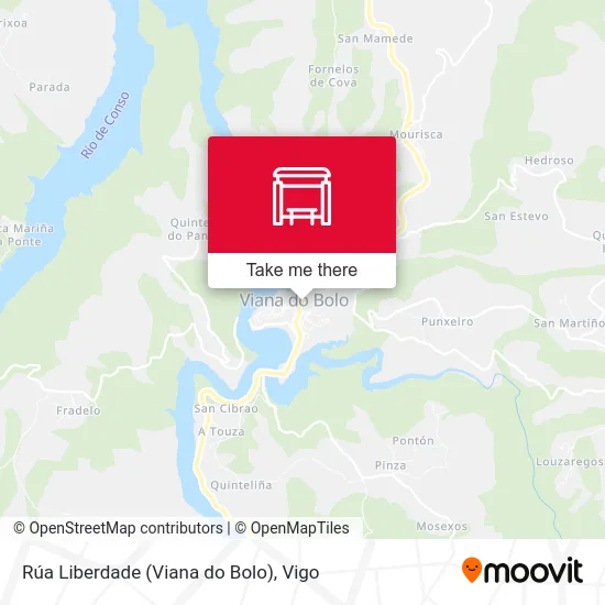 Rúa Liberdade (Viana do Bolo) map