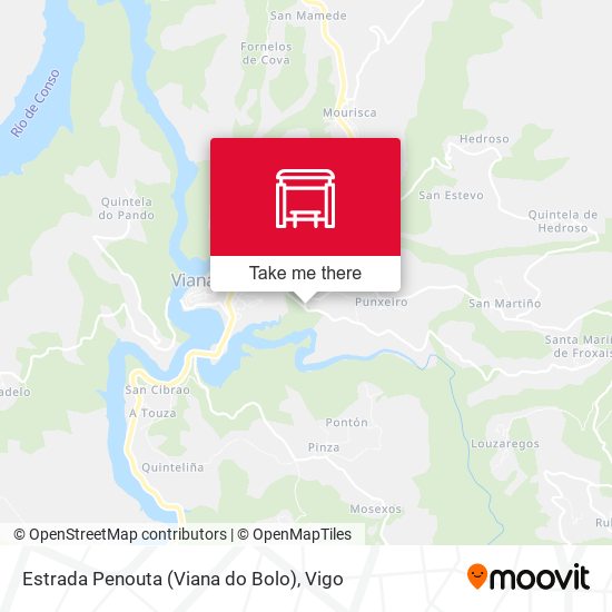 Estrada Penouta (Viana do Bolo) map