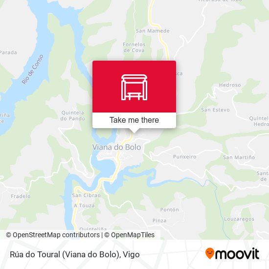Rúa do Toural (Viana do Bolo) map