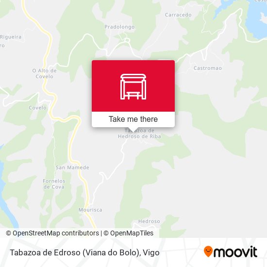 Tabazoa de Edroso (Viana do Bolo) map