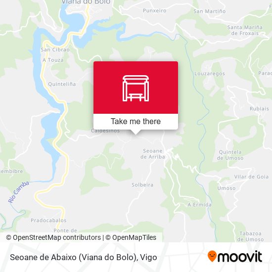 Seoane de Abaixo (Viana do Bolo) map