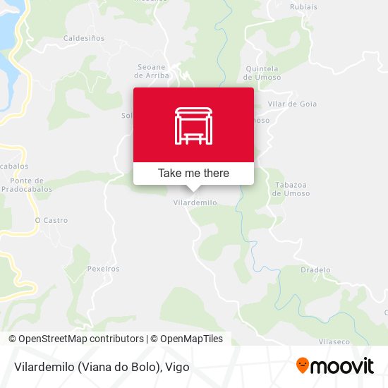 Vilardemilo (Viana do Bolo) map