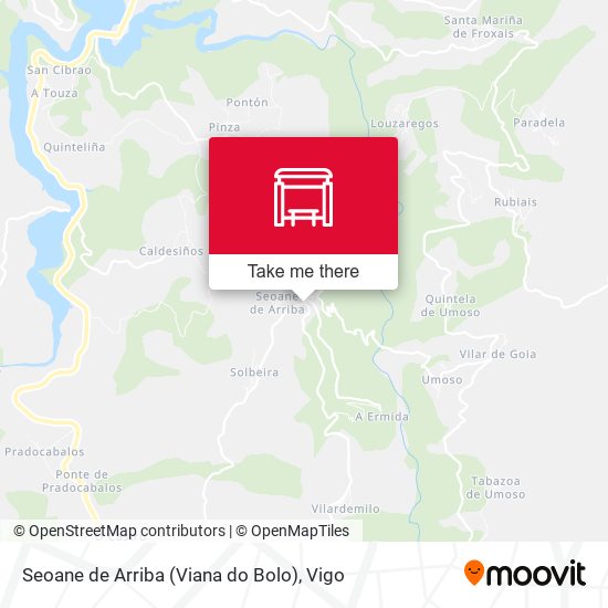 Seoane de Arriba (Viana do Bolo) map