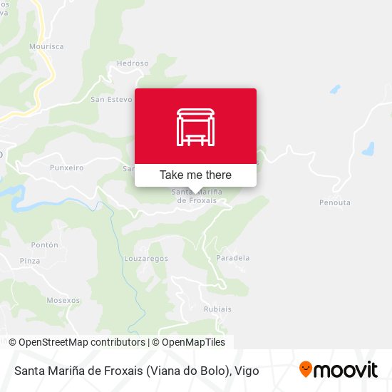 Santa Mariña de Froxais (Viana do Bolo) map