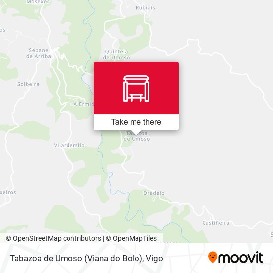 Tabazoa de Umoso (Viana do Bolo) map