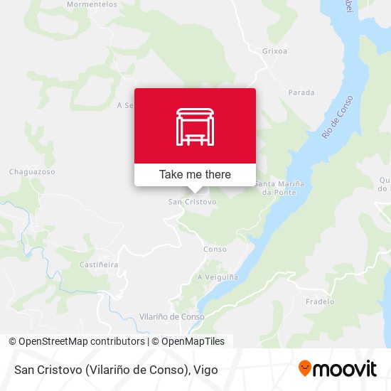 San Cristovo (Vilariño de Conso) map