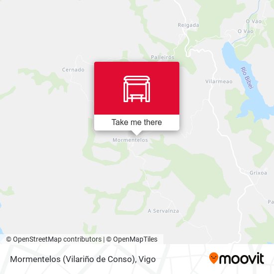 Mormentelos (Vilariño de Conso) map