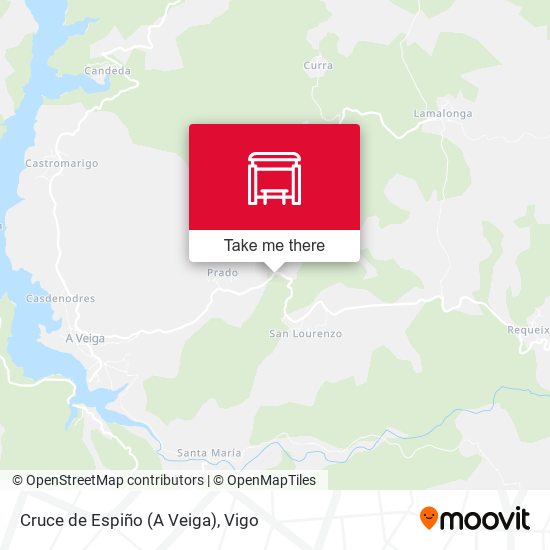 Cruce de Espiño (A Veiga) map
