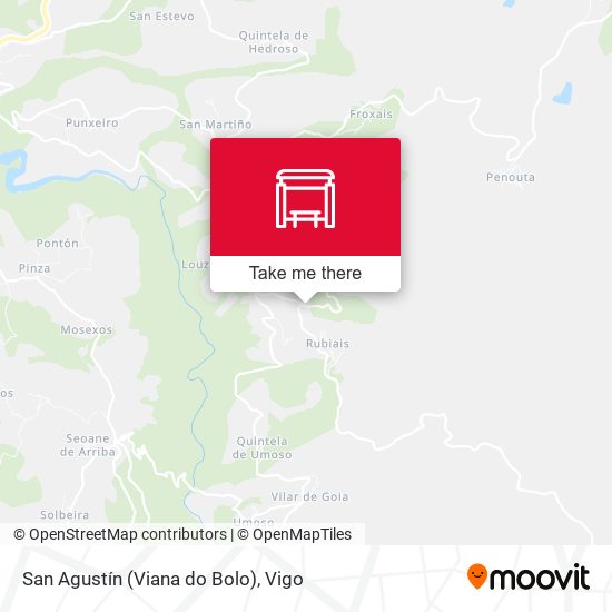 San Agustín (Viana do Bolo) map