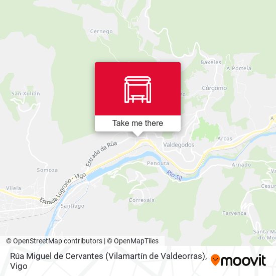Rúa Miguel de Cervantes (Vilamartín de Valdeorras) map