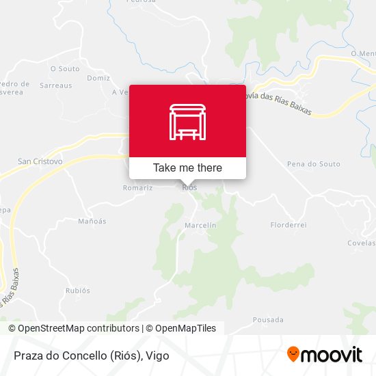 Praza do Concello (Riós) map