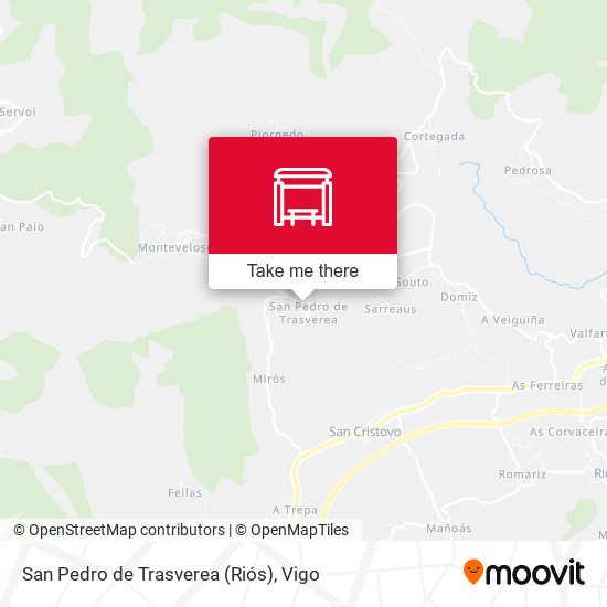 San Pedro de Trasverea (Riós) map