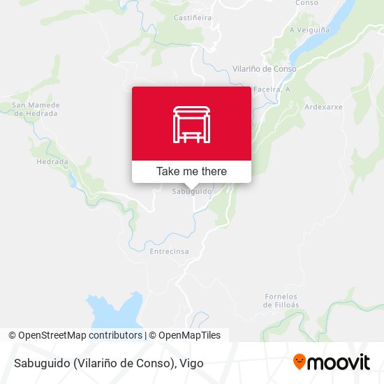 Sabuguido (Vilariño de Conso) map