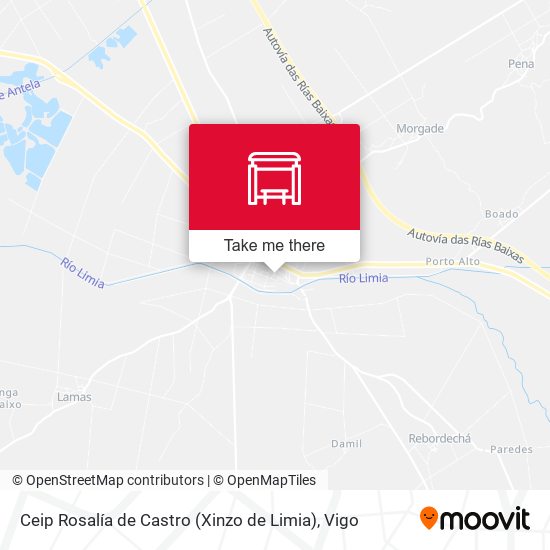 Ceip Rosalía de Castro (Xinzo de Limia) map