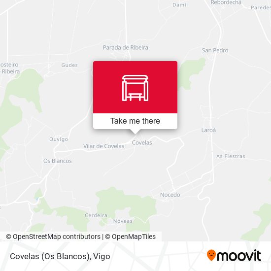 Covelas (Os Blancos) map