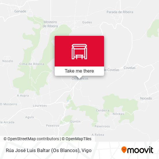 Rúa José Luis Baltar (Os Blancos) map