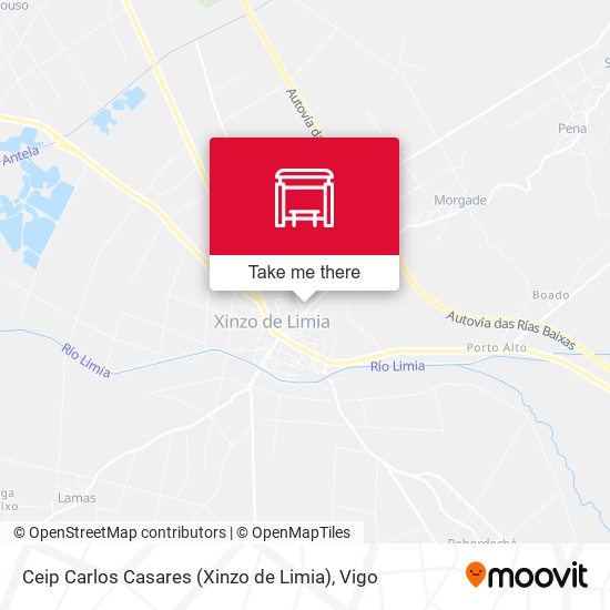 Ceip Carlos Casares (Xinzo de Limia) map