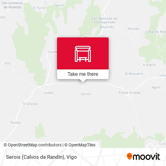 Serois (Calvos de Randín) map