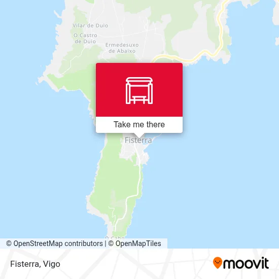 Fisterra map