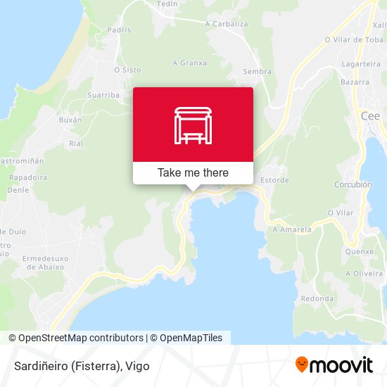 Sardiñeiro (Fisterra) map