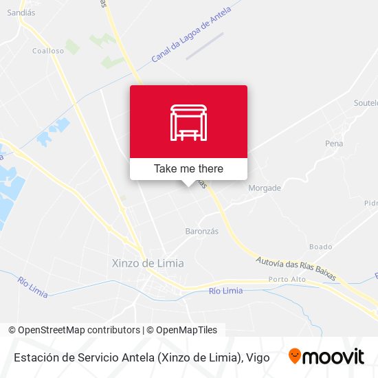 Estación de Servicio Antela (Xinzo de Limia) map