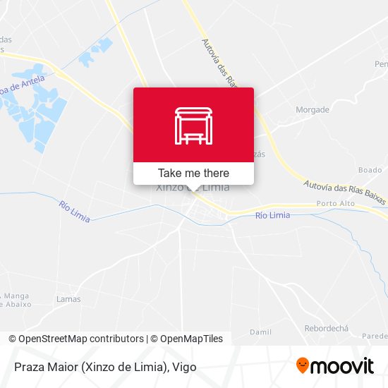 Praza Maior (Xinzo de Limia) map