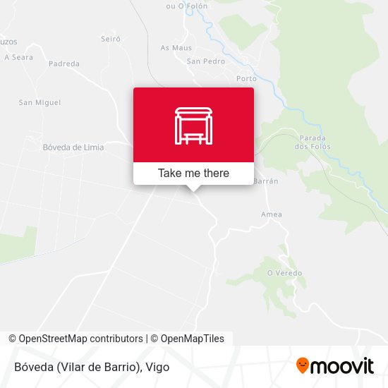 Bóveda (Vilar de Barrio) map