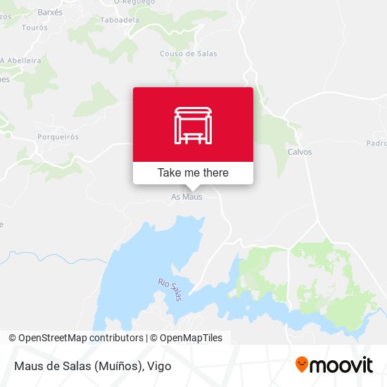 Maus de Salas (Muíños) map