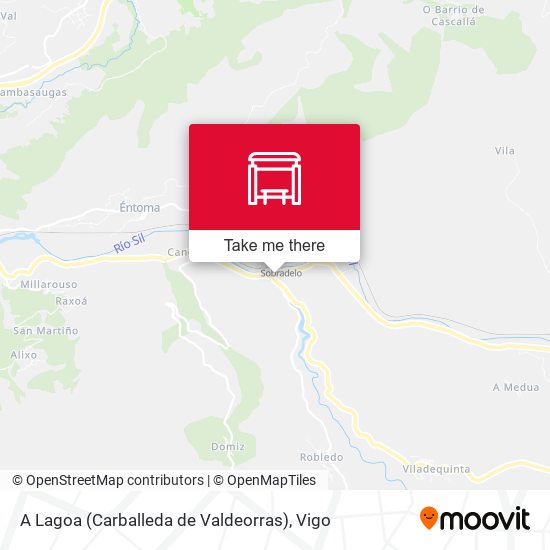 A Lagoa (Carballeda de Valdeorras) map