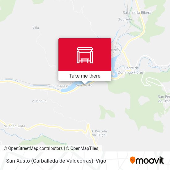 San Xusto (Carballeda de Valdeorras) map
