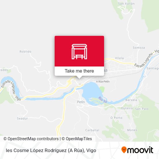 Ies Cosme López Rodríguez (A Rúa) map