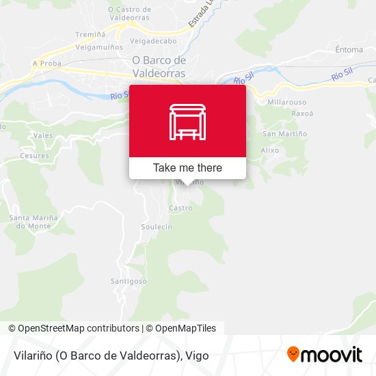 Vilariño (O Barco de Valdeorras) map