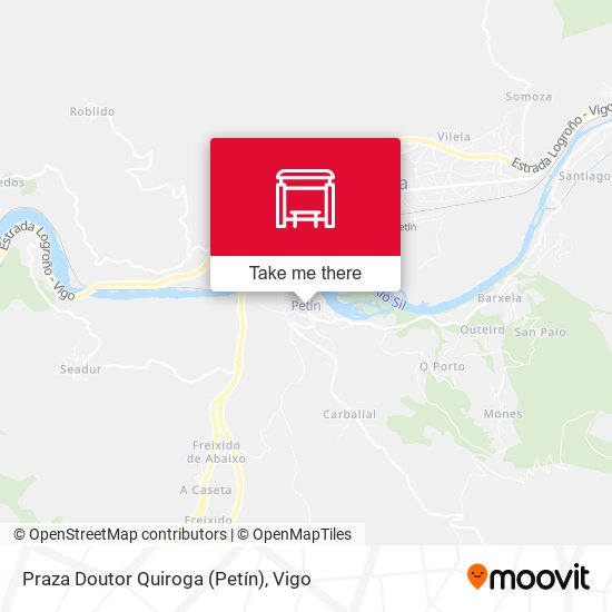 Praza Doutor Quiroga (Petín) map