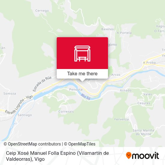 Ceip Xosé Manuel Folla Espino (Vilamartín de Valdeorras) map