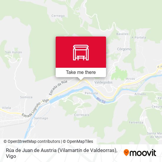 Rúa de Juan de Austria (Vilamartín de Valdeorras) map