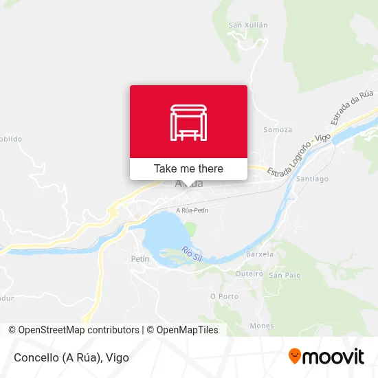 Concello (A Rúa) map