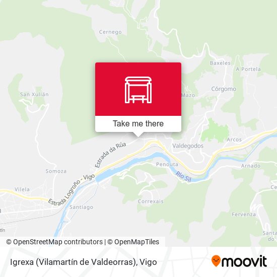 Igrexa (Vilamartín de Valdeorras) map