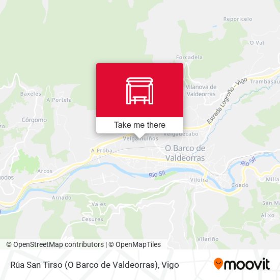 Rúa San Tirso (O Barco de Valdeorras) map