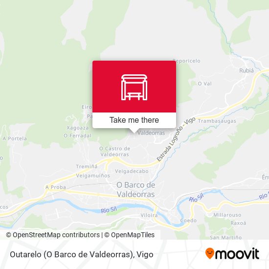 Outarelo (O Barco de Valdeorras) map