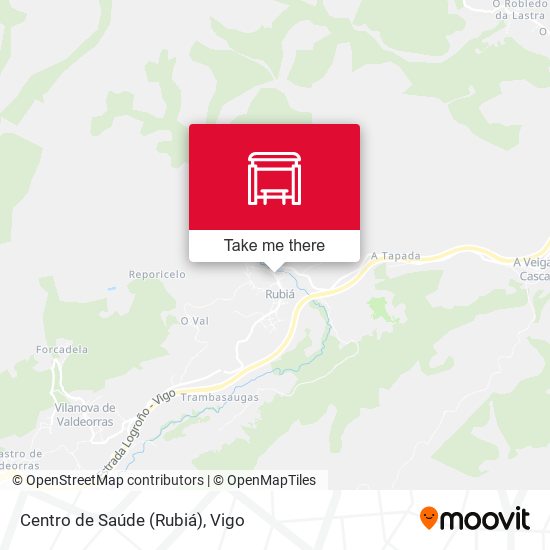 Centro de Saúde (Rubiá) map