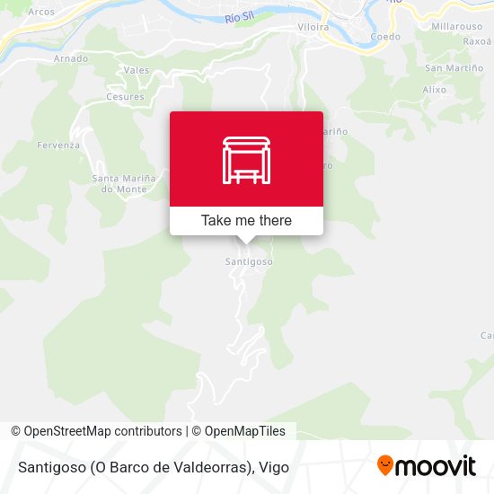 Santigoso (O Barco de Valdeorras) map